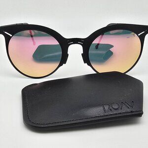 Roav Zuma Mod 8005 Col 13.66 Black Frame Polarized Pink Lens Folding Sunglasses